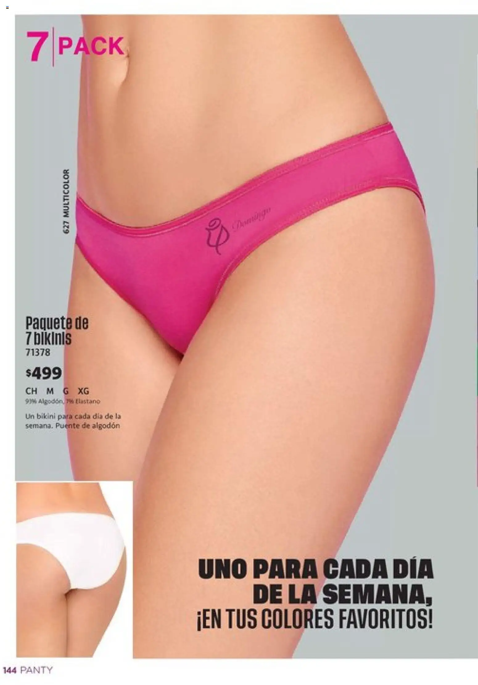 Nuevas ofertas de Ilusión válidas en toda la República Mexicana desde el 01.03.2026. ¡Encuentra las mejores ofertas en Ilusión catálogo Primavera! | Página: 146 | Productos: Algodón, Bikini