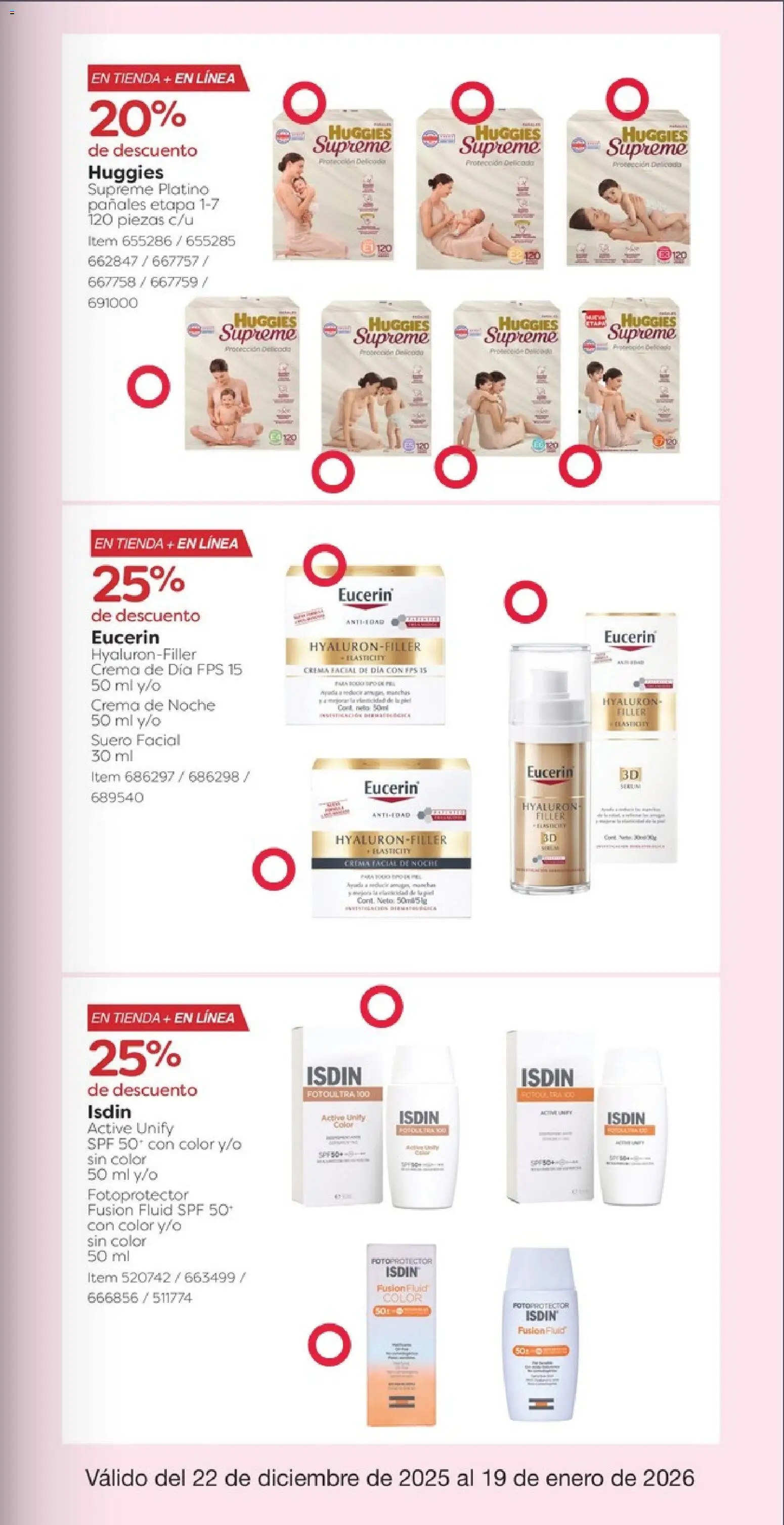 Nuevas ofertas de Costco válidas en toda la República Mexicana desde el 22.12.2025. ¡Encuentra las mejores ofertas en Costco catálogo! | Página: 33 | Productos: Crema, Pañales