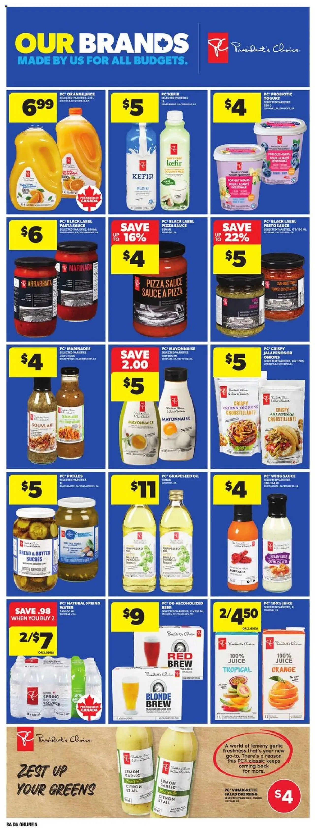 Atlantic Superstore flyer valid from 11.09.2025 | Page: 13 | Products: PC, Butter, Oil, Bread
