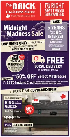 Preview of The Brick - Brick Mattress Store from shop The Brick valid from 10.10.2025