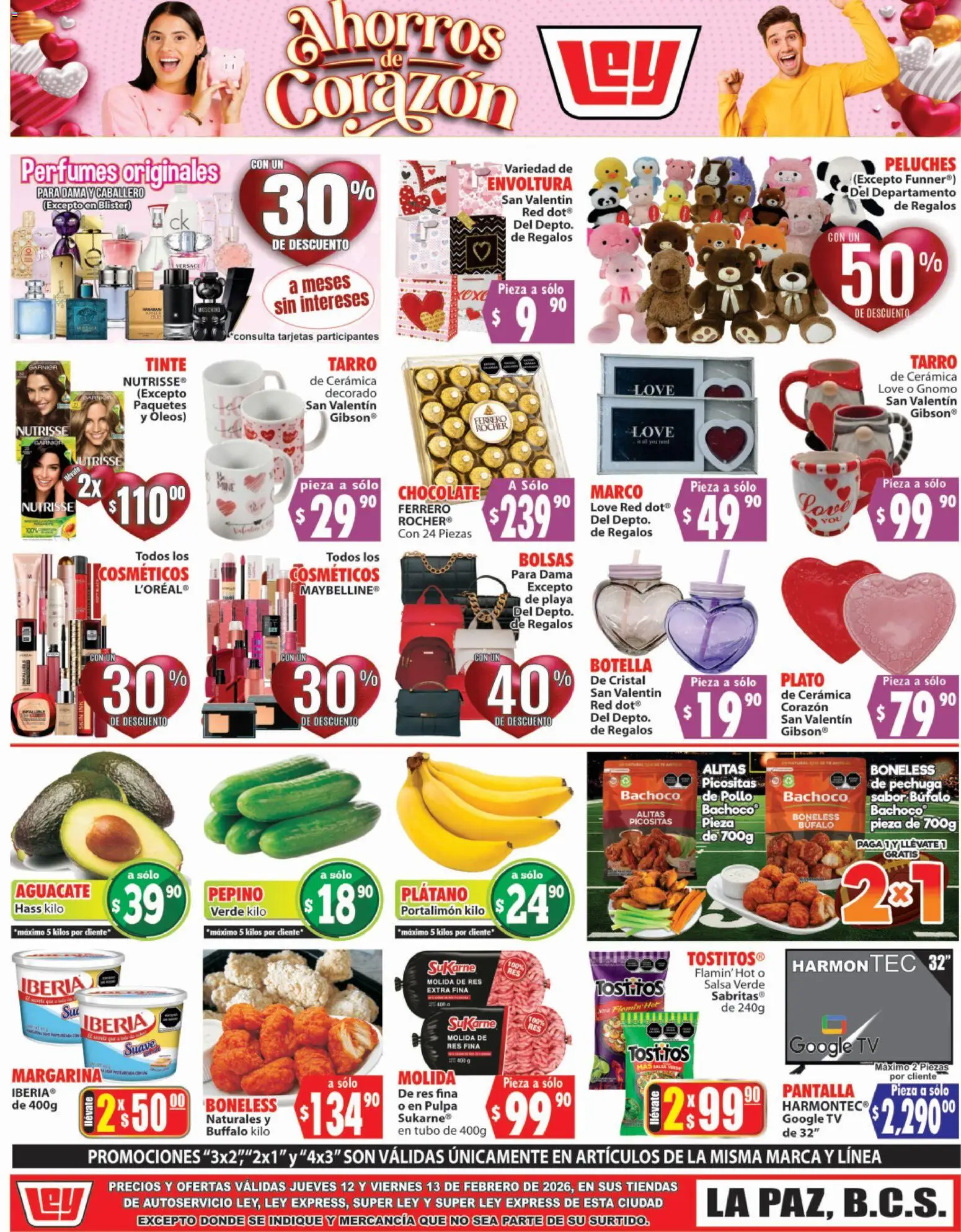 Nuevas ofertas de Casa Ley válidas en toda la República Mexicana desde el 12.02.2026. ¡Encuentra las mejores ofertas en Casa Ley folleto Autoservicio! | Página: 1 | Productos: Aguacate, Chocolate, Res, Margarina