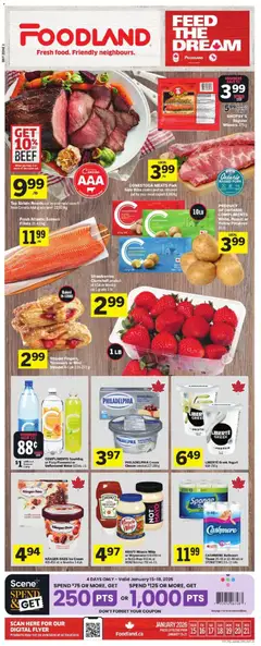 Preview of Foodland weekly flyer / circulaire from shop Foodland valid from 15.01.2026