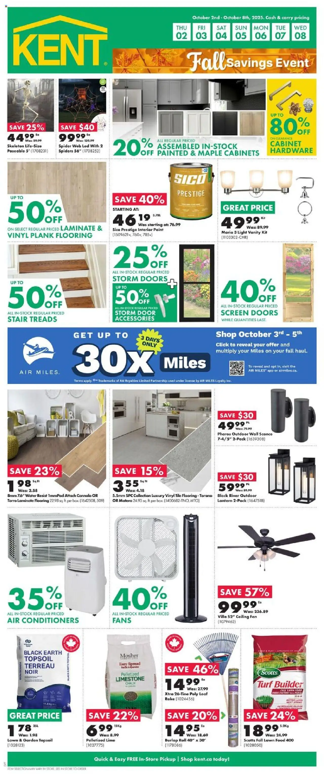 Kent flyer valid from 02.10.2025 | Page: 1 | Products: Fan, Cabinet