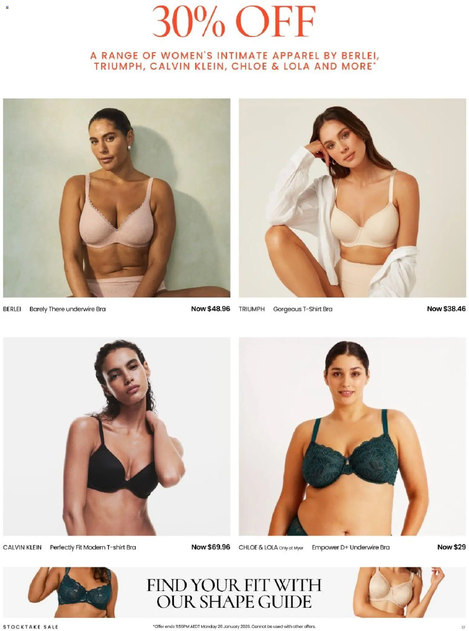 Myer catalogue - valid from 26.12.2025 | Page: 17 | Products: Bra