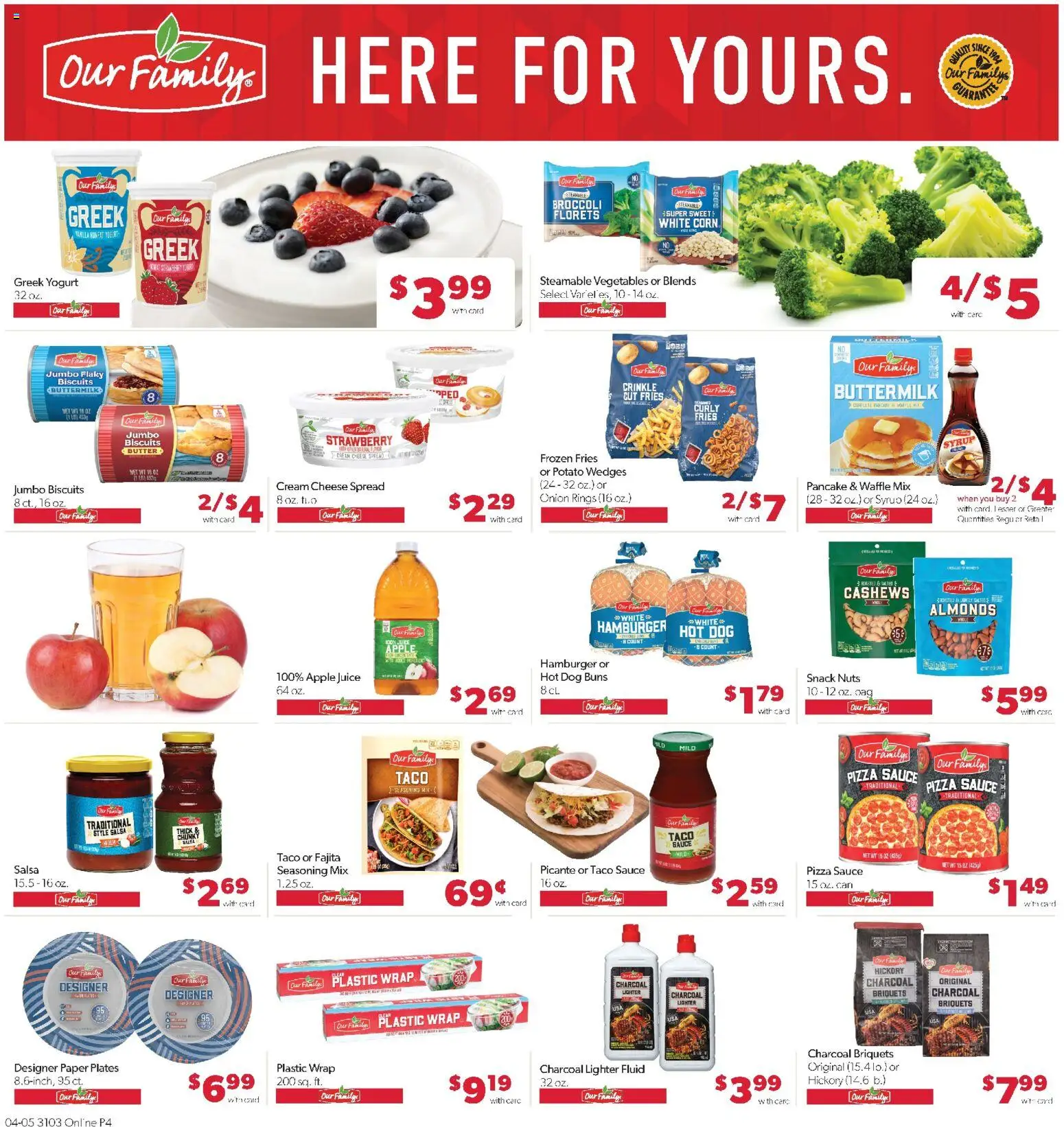 Family Fare Weekly Ad - ND - valid from 05.04.2026 | Page: 8 | Products: Corn, Juice, Cream, Lighter