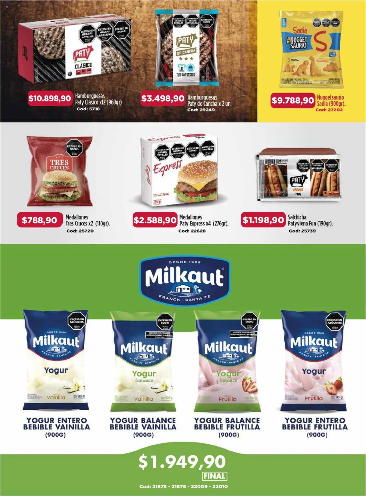 Maxiconsumo ofertas │ válido desde el 04.08.2025 | Página: 10 | Productos: Frutilla, Salchicha, Yogur