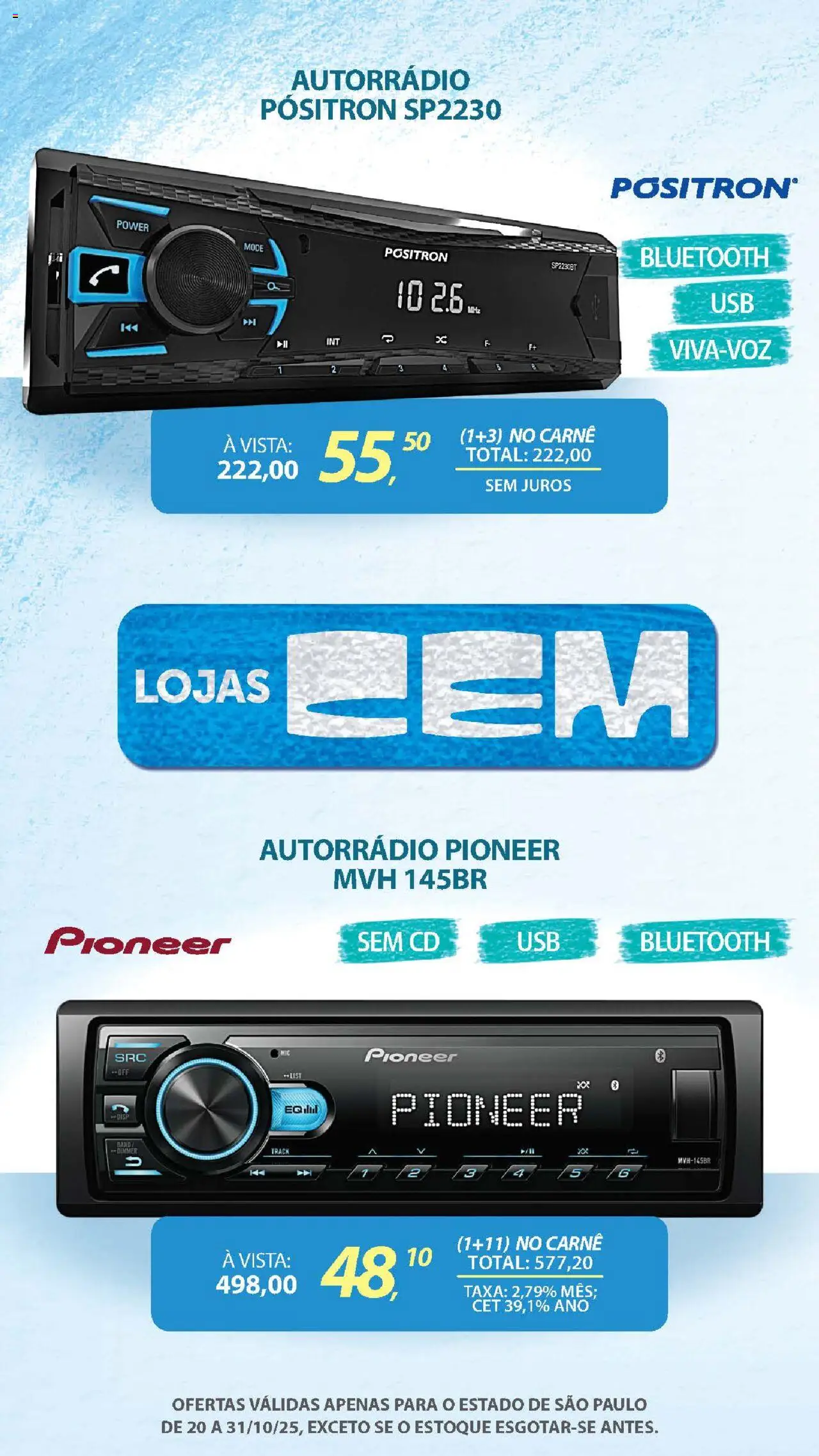 Lojas Cem Folheto - válido de 20.10.2025 | Página: 50 | Produtos: Carne
