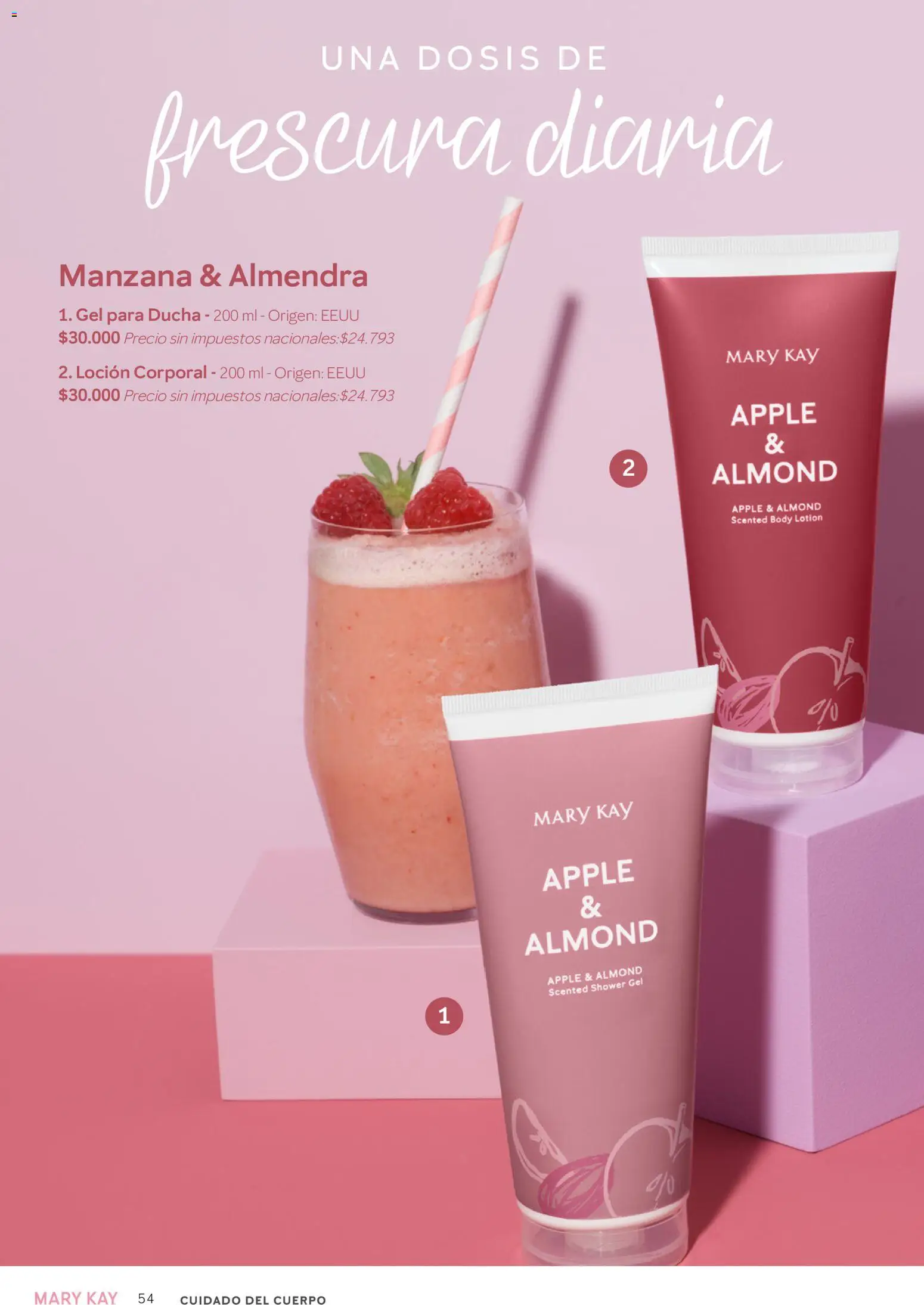 Mary Kay catálogo │ válido desde el 01.03.2026 | Página: 54 | Productos: Body, Ducha, Loción, Manzana