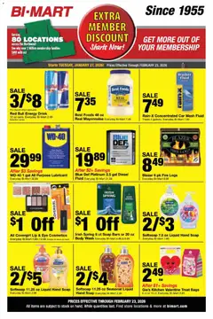 Preview of Bi-Mart weekly ads valid from 27.01.2026