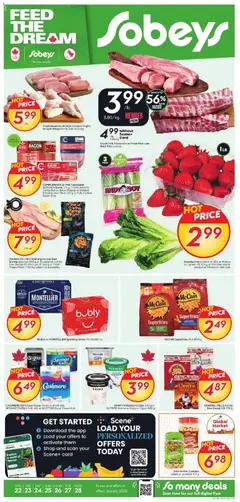Preview of Sobeys weekly flyer / circulaire from shop Sobeys valid from 22.01.2026