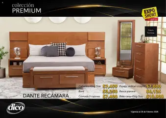 Vista previa de Muebles Dico catálogo Colección Premium, nuevo folleto de la tienda, válido en México a partir del 10.02.2026 | Página: 34