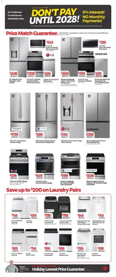 Preview of Tepperman's weekly flyer / circulaire from shop Tepperman's valid from 30.10.2025 | Page: 8 | Products: Freezer, Dryer, Microwave oven, Fan