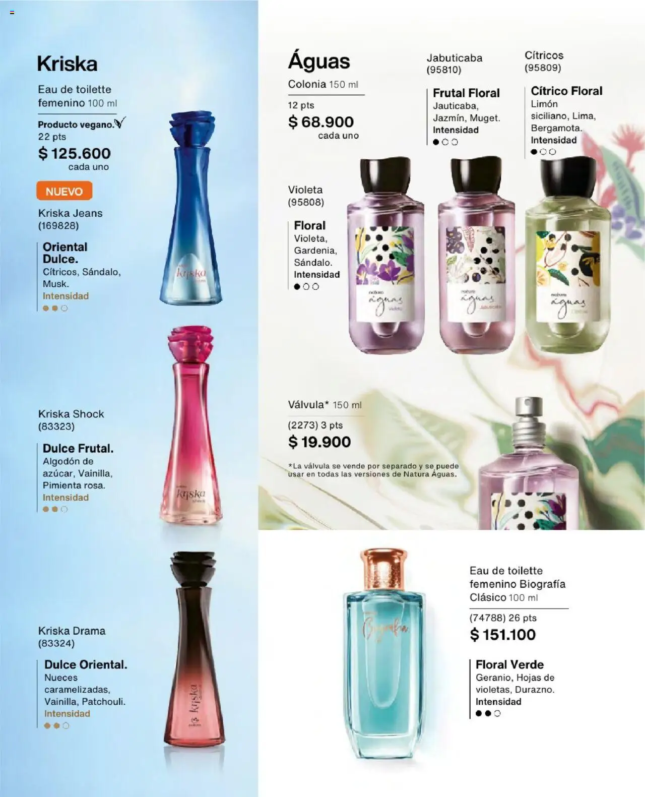 Natura revista - valida desde el 23.07.2025 | Página: 58 | Productos: Pimienta, Algodón, Nueces, Válvula