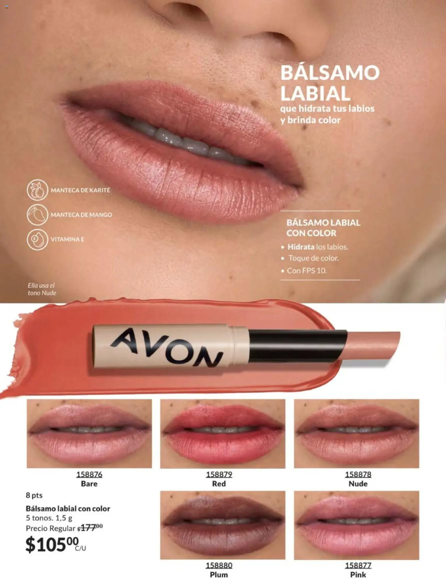 Nuevas ofertas de AVON válidas en toda la República Mexicana desde el 10.01.2026. ¡Encuentra las mejores ofertas en AVON campaña 2 2026! | Página: 84 | Productos: Mango, Bálsamo