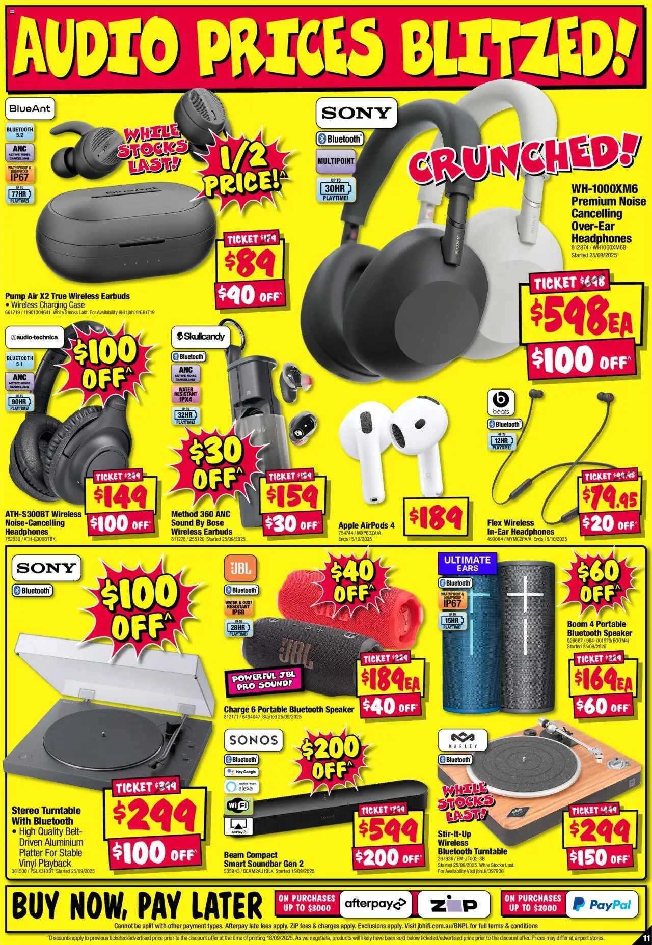 JB Hi-Fi catalogue - valid from 02.10.2025 | Page: 11 | Products: Belt, Audio, Portable, Stereo