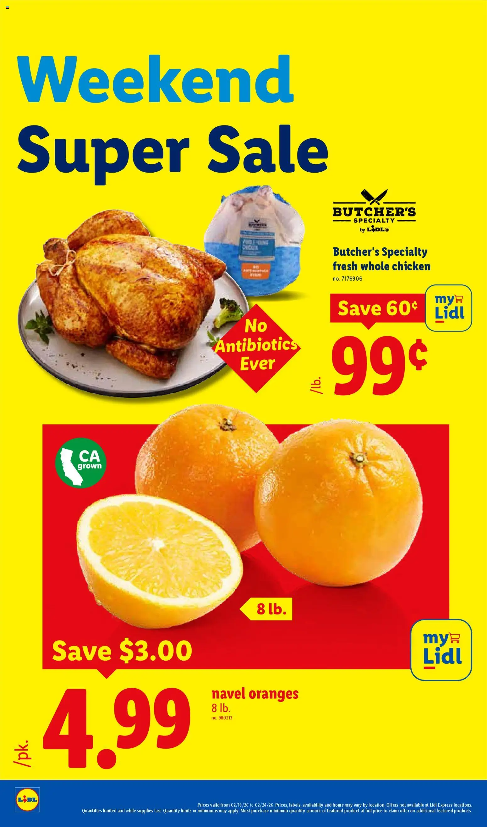 Lidl Weekly Ad - valid from 18.02.2026 | Page: 22 | Products: Oranges