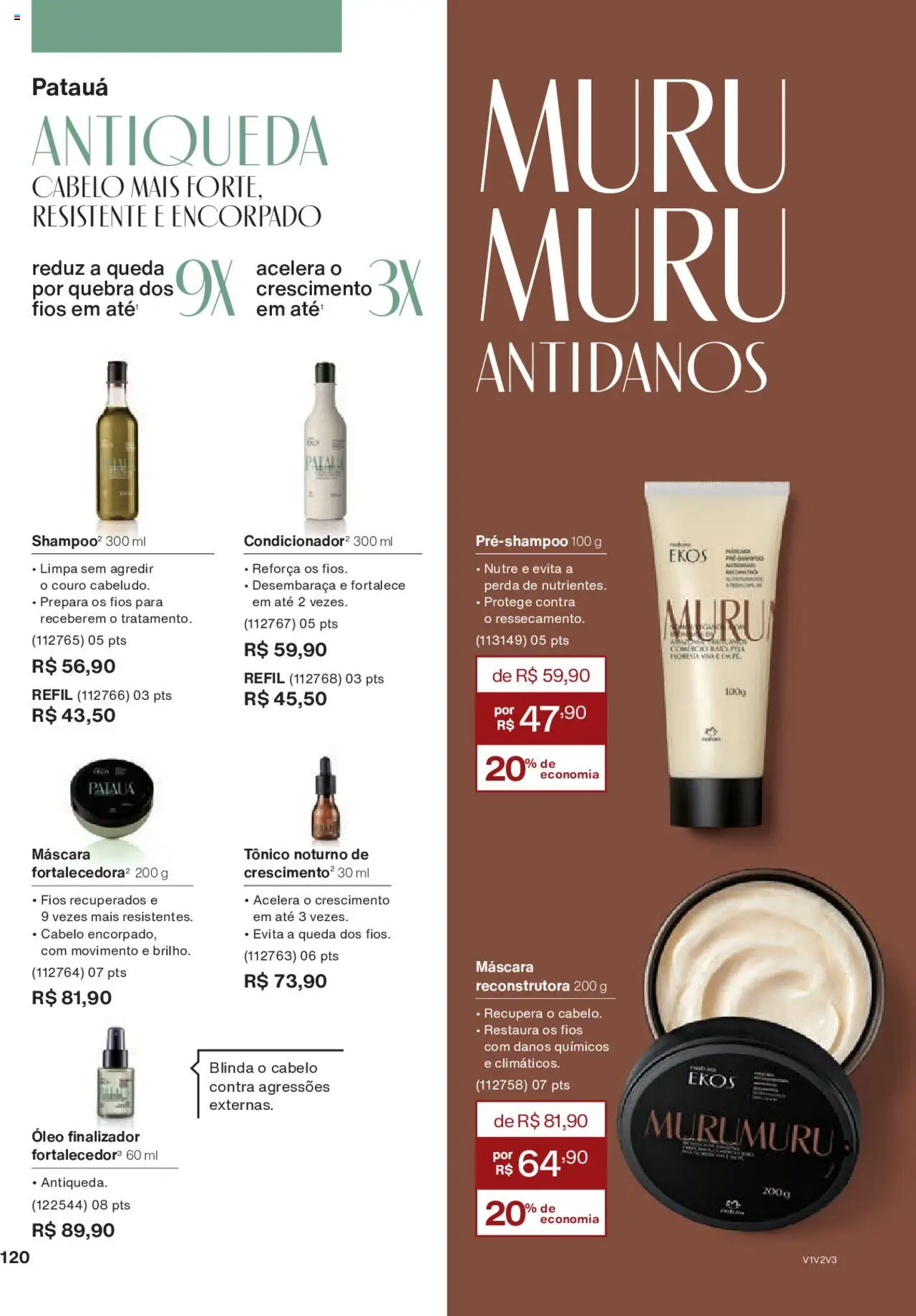 Natura Folheto - válido de 05.06.2025 | Página: 120 | Produtos: Tônico, Óleo