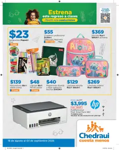 Vista previa de Chedraui folleto, nuevo folleto de la tienda, válido en México a partir del 18.08.2025