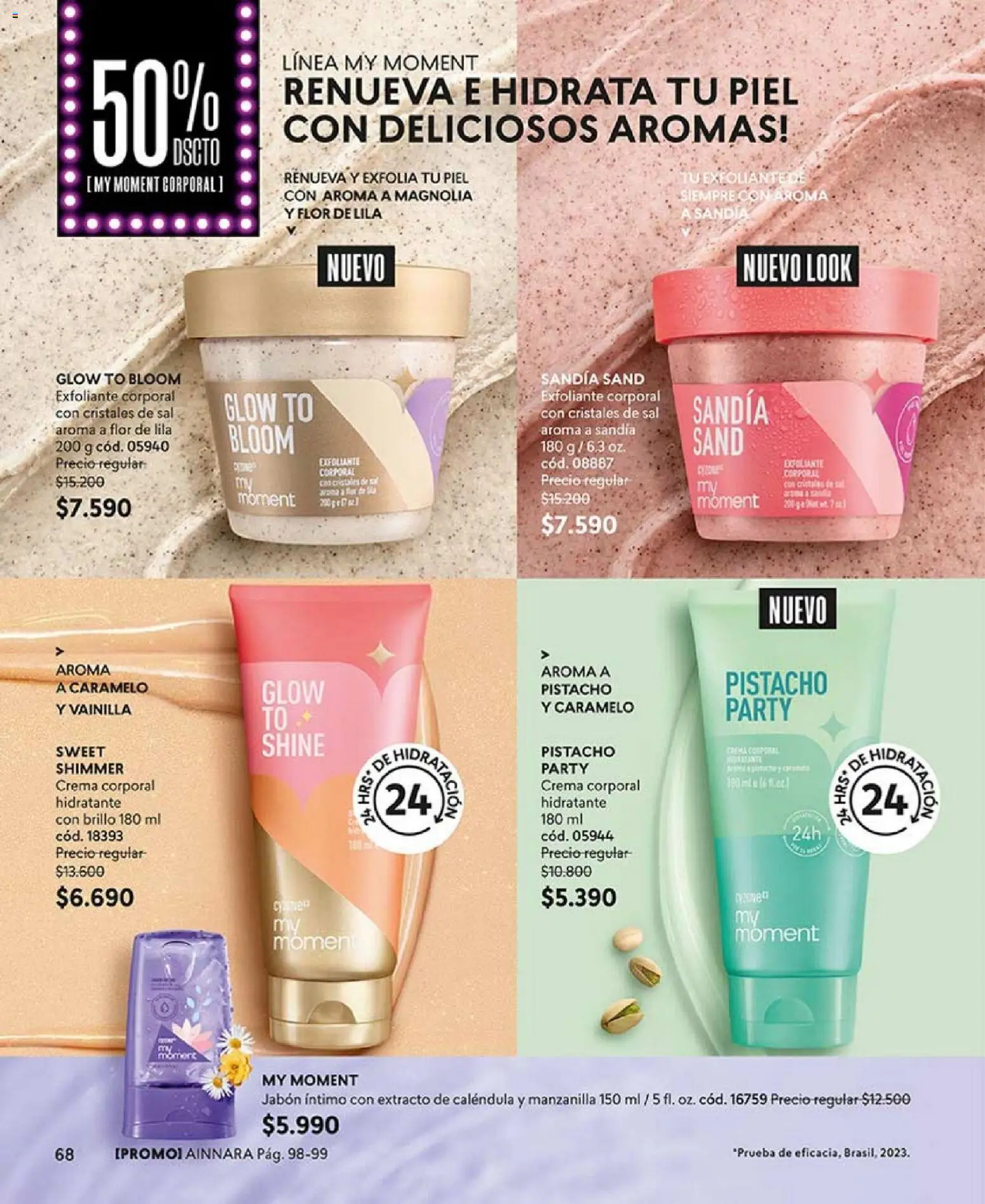 Catálogo CyZone Campaña 2 │ válido desde el 16.01.2026 | Página: 68 | Productos: Sal, Exfoliante corporal, Jabón, Crema