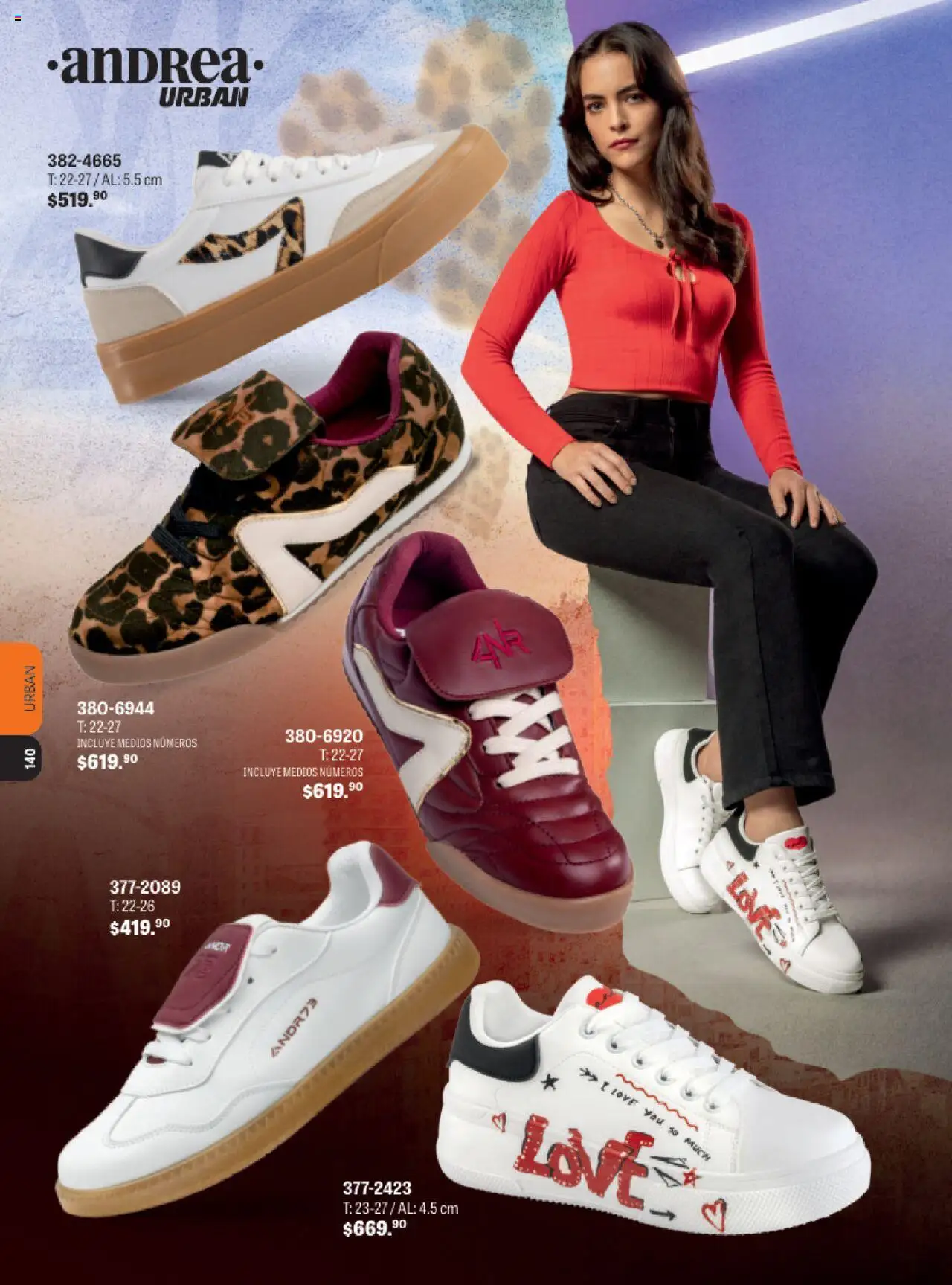 Nuevas ofertas de Andrea válidas en toda la República Mexicana desde el 10.08.2025. ¡Encuentra las mejores ofertas en Andrea - Catálogo Urbano Deportivo! | Página: 6