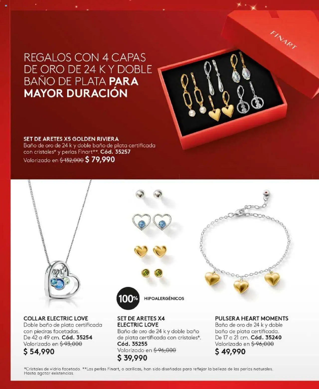 Ésika revista - valida desde el 14.10.2025 | Página: 116 | Productos: Aretes, Pulsera, Baño, Collar