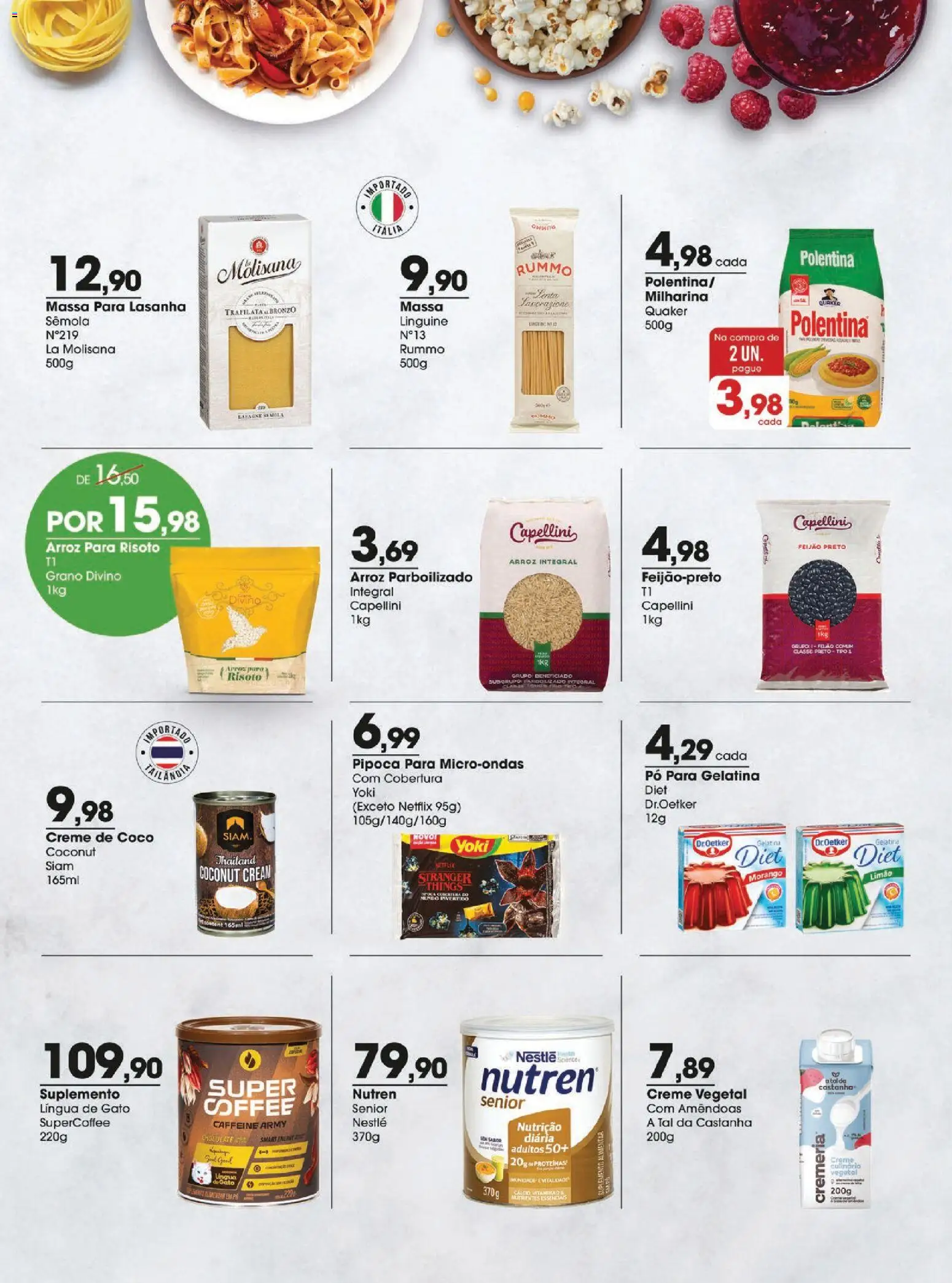Zaffari Folheto - válido de 18.11.2025 | Página: 4 | Produtos: Pó, Arroz, Creme, Lasanha