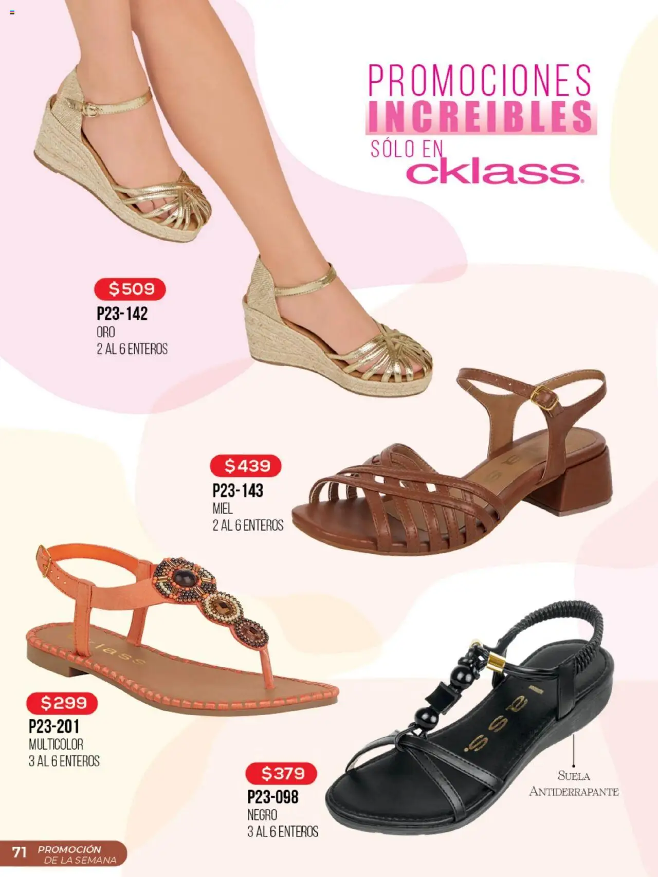 Nuevas ofertas de Cklass válidas en toda la República Mexicana desde el 01.10.2025. ¡Encuentra las mejores ofertas en Cklass - Catálogo Promoción De La Semana! | Página: 72