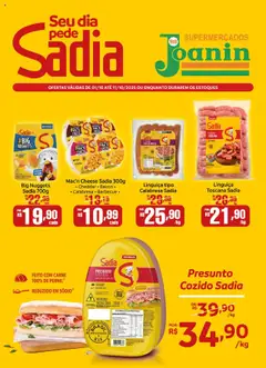 Supermercados Joanin - Ofertas BRF - Pré-Visualização do folheto da loja Supermercados Joanin, válido de 01.10.2025