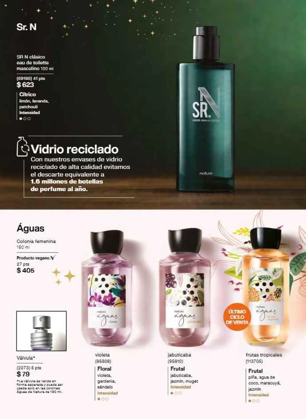 Nuevas ofertas de Natura válidas en toda la República Mexicana desde el 22.11.2025. ¡Encuentra las mejores ofertas en Natura campaña 17 2025! | Página: 72 | Productos: Agua, Válvula, Perfume, Eau de toilette
