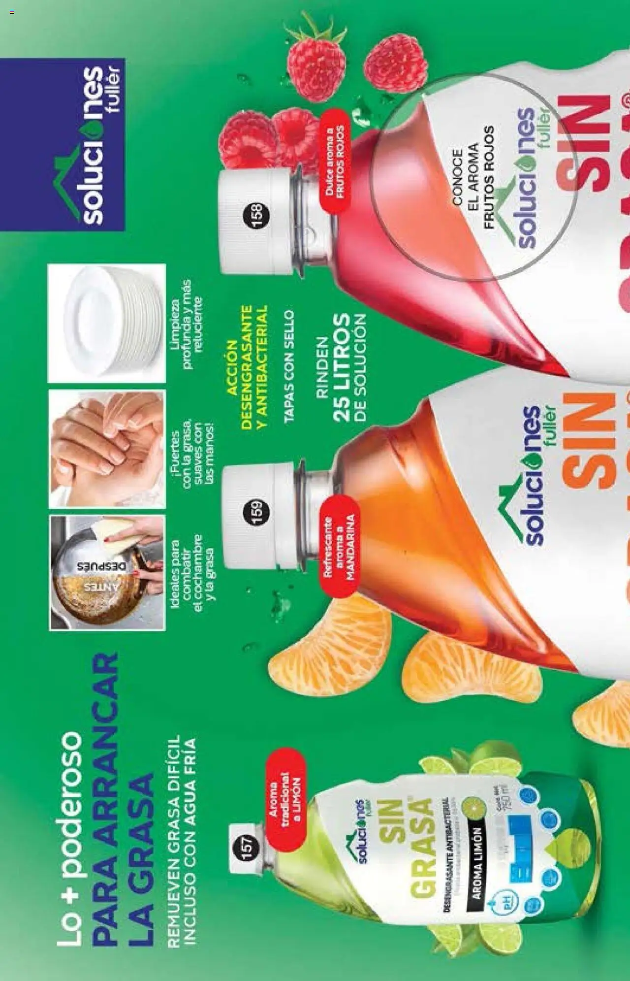 Nuevas ofertas de Fuller válidas en toda la República Mexicana desde el 15.10.2025. ¡Encuentra las mejores ofertas en Fuller - Campaña 14 2025! | Página: 70 | Productos: Agua, Limón, Desengrasante