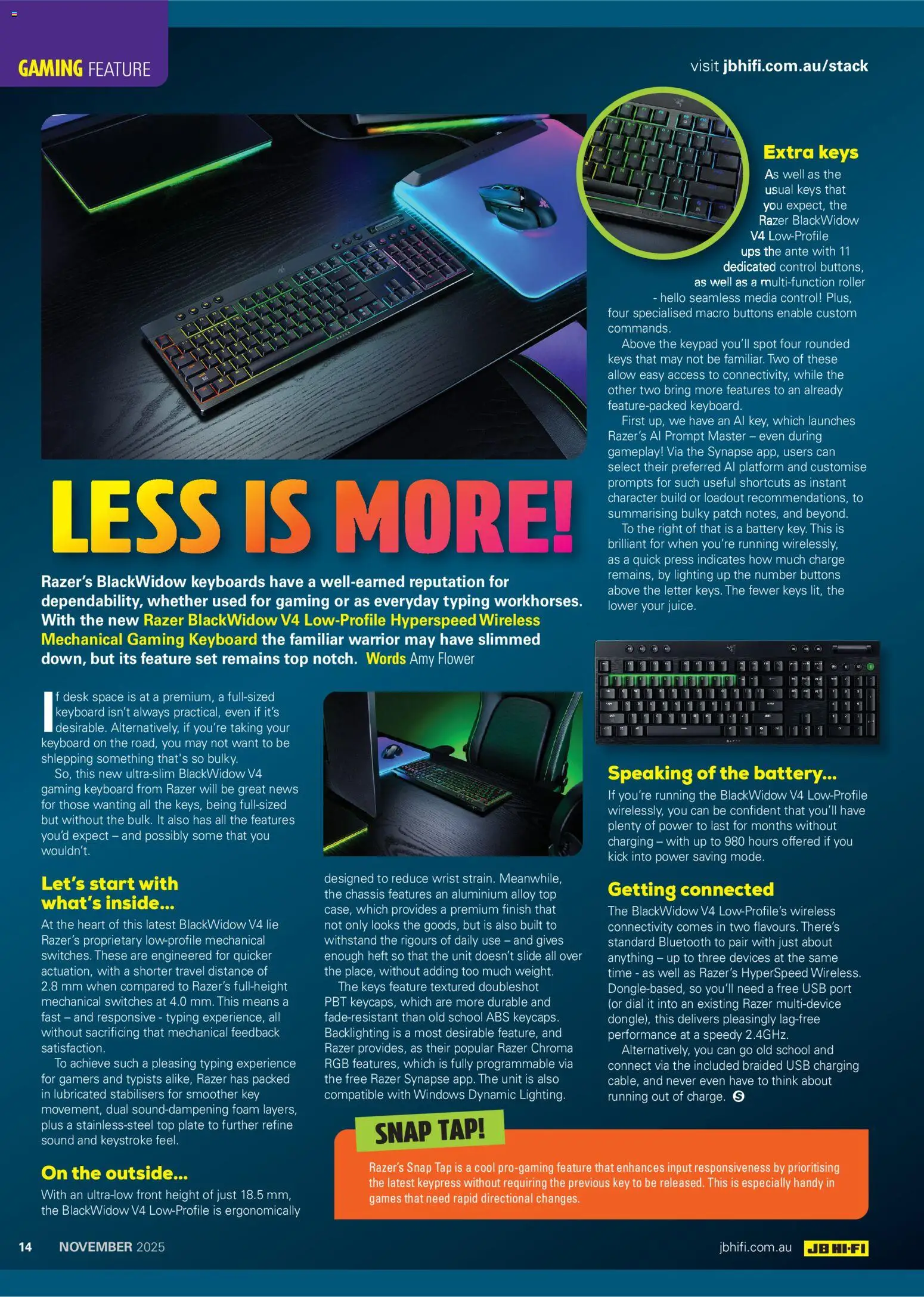 JB Hi-Fi catalogue - valid from 01.11.2025 | Page: 60 | Products: Battery, Tap, Keyboard, Usb