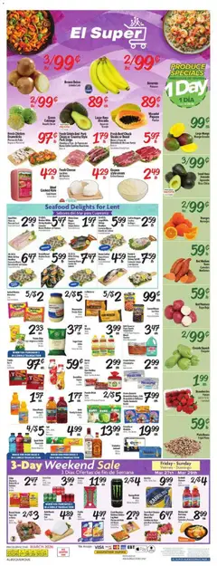 Preview of El Super weekly ads valid from 25.03.2026
