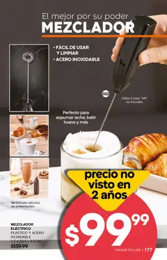 Vista previa de Fuller campaña 23 2026, nuevo folleto de la tienda, válido en México a partir del 18.02.2026 | Página: 177 | Productos: Huevo, Mezclador, Pilas