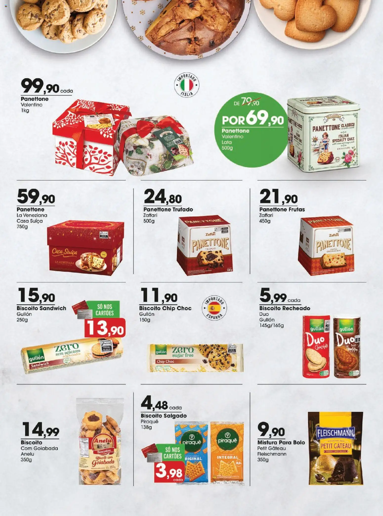 Zaffari Folheto - válido de 18.11.2025 | Página: 6 | Produtos: Biscoito, Chocolate, Biscoito recheado, Mistura para bolo