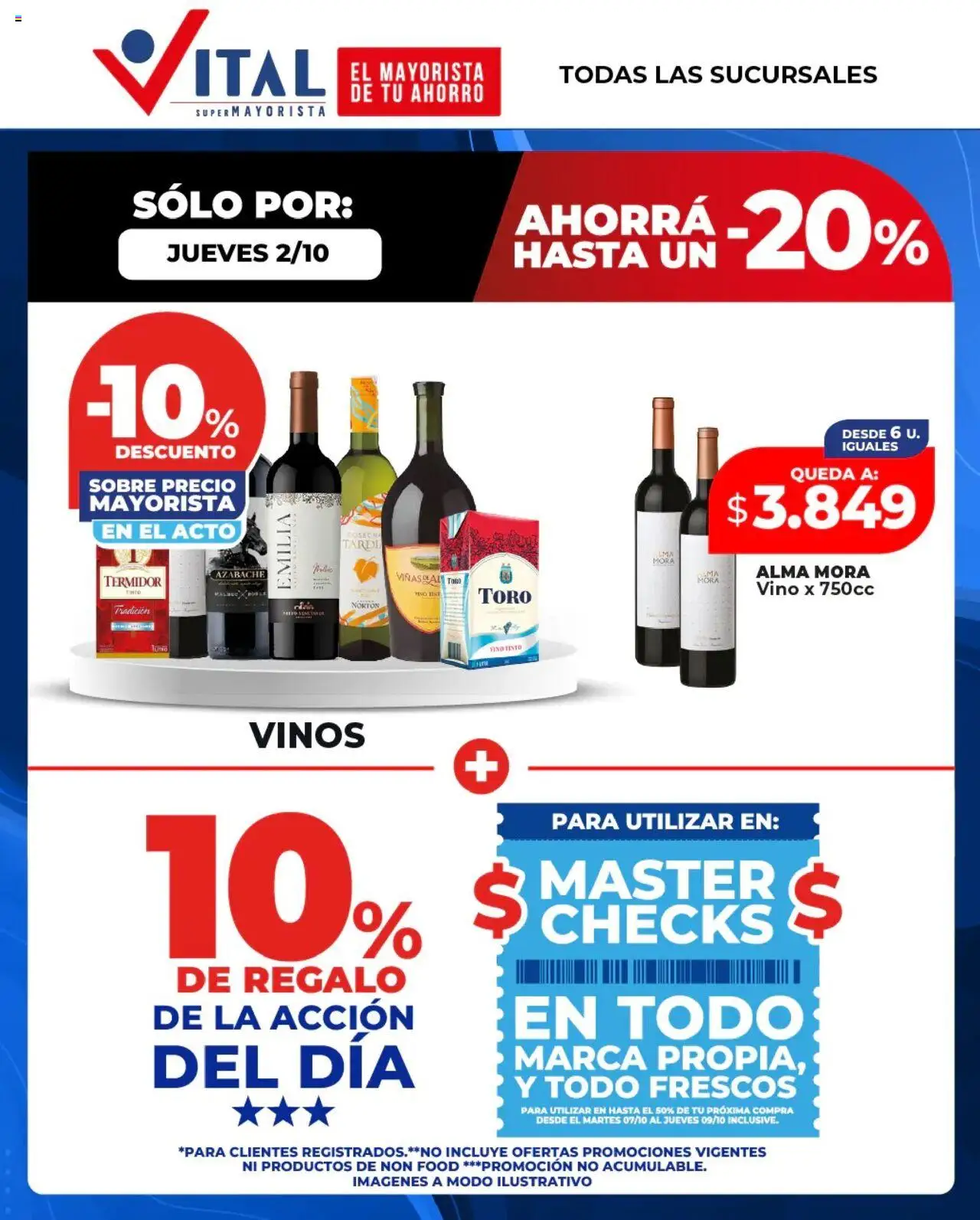 Vital - Todas las sucursales │ válido desde el 02.10.2025 | Página: 2 | Productos: Sobre, Vino