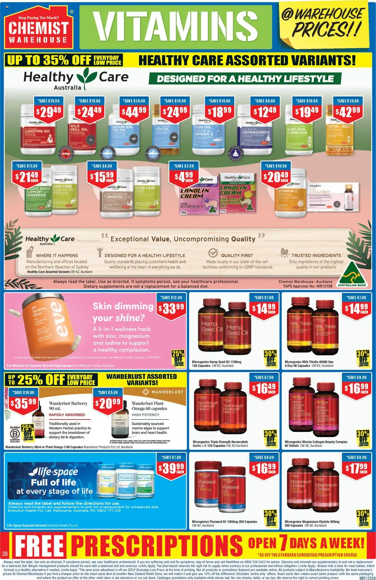 Chemist Warehouse catalogue from 02.10.2025 | Page: 38