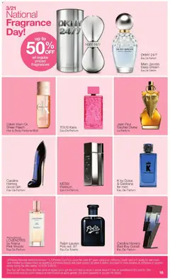 Preview of JCPenney weekly ads valid from 16.03.2026 | Page: 16 | Products: Perfume, Fragrance, Eau de toilette, Peach
