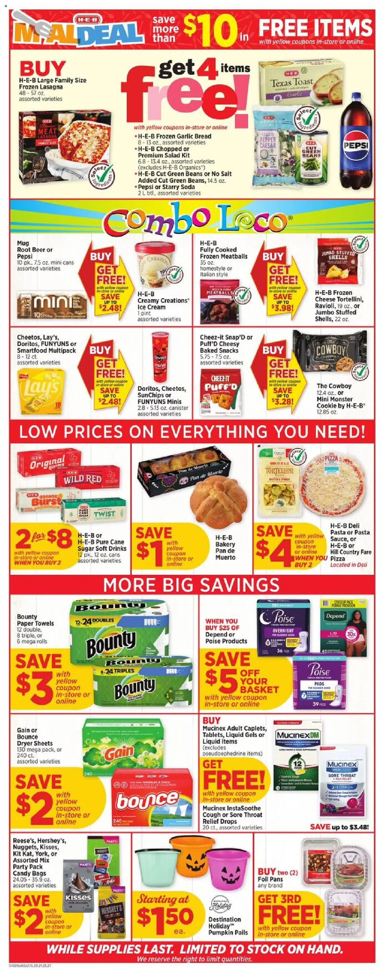 H-E-B Weekly Ad - valid from 29.10.2025 | Page: 2