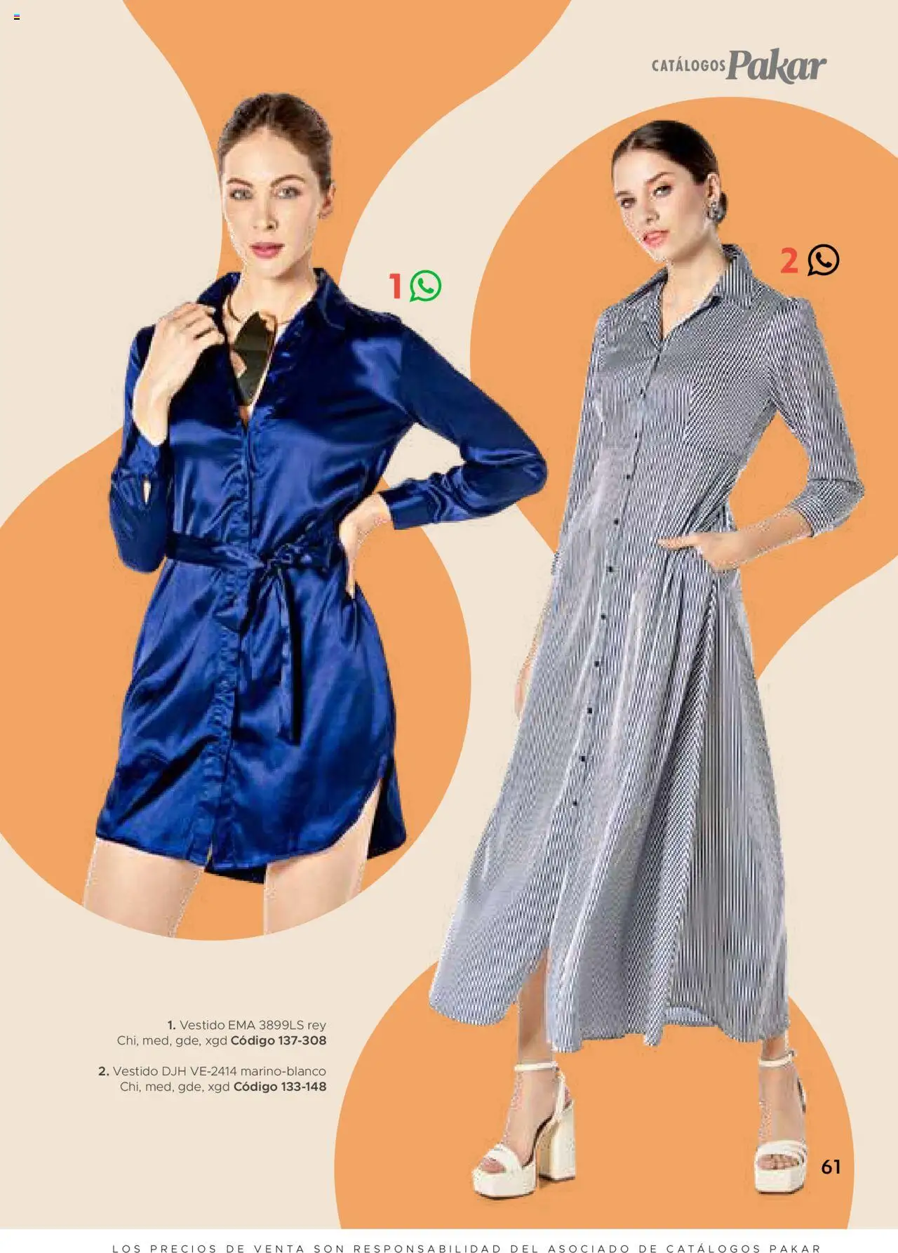 Nuevas ofertas de SC Pakar válidas en toda la República Mexicana desde el 24.07.2025. ¡Encuentra las mejores ofertas en SC Pakar Catálogo Ropa y Accesorios! | Página: 61 | Productos: Vestido