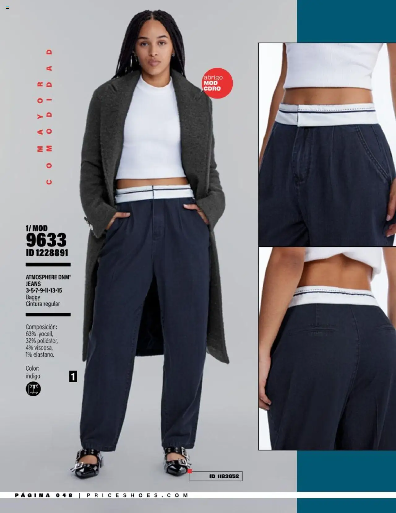 Nuevas ofertas de Price Shoes válidas en toda la República Mexicana desde el 05.08.2025. ¡Encuentra las mejores ofertas en Price Shoes - Catálogo Jeans ! | Página: 48 | Productos: Abrigo