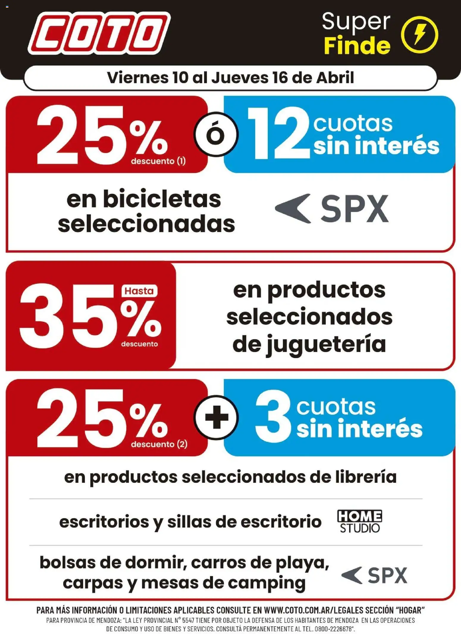 Coto - Hogar │ válido desde el 10.04.2026 | Página: 1 | Productos: Escritorio