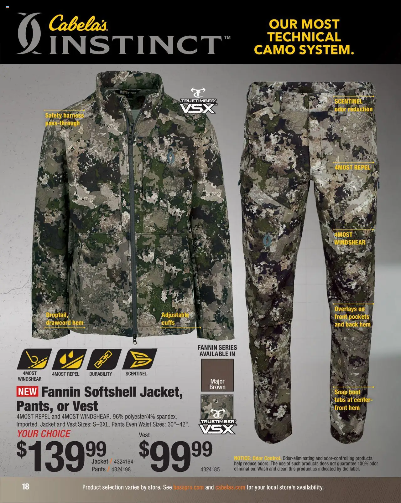 Cabela's Hunting Master 25 - valid from 11.08.2025 | Page: 18 | Products: Vest, Jacket, Pants