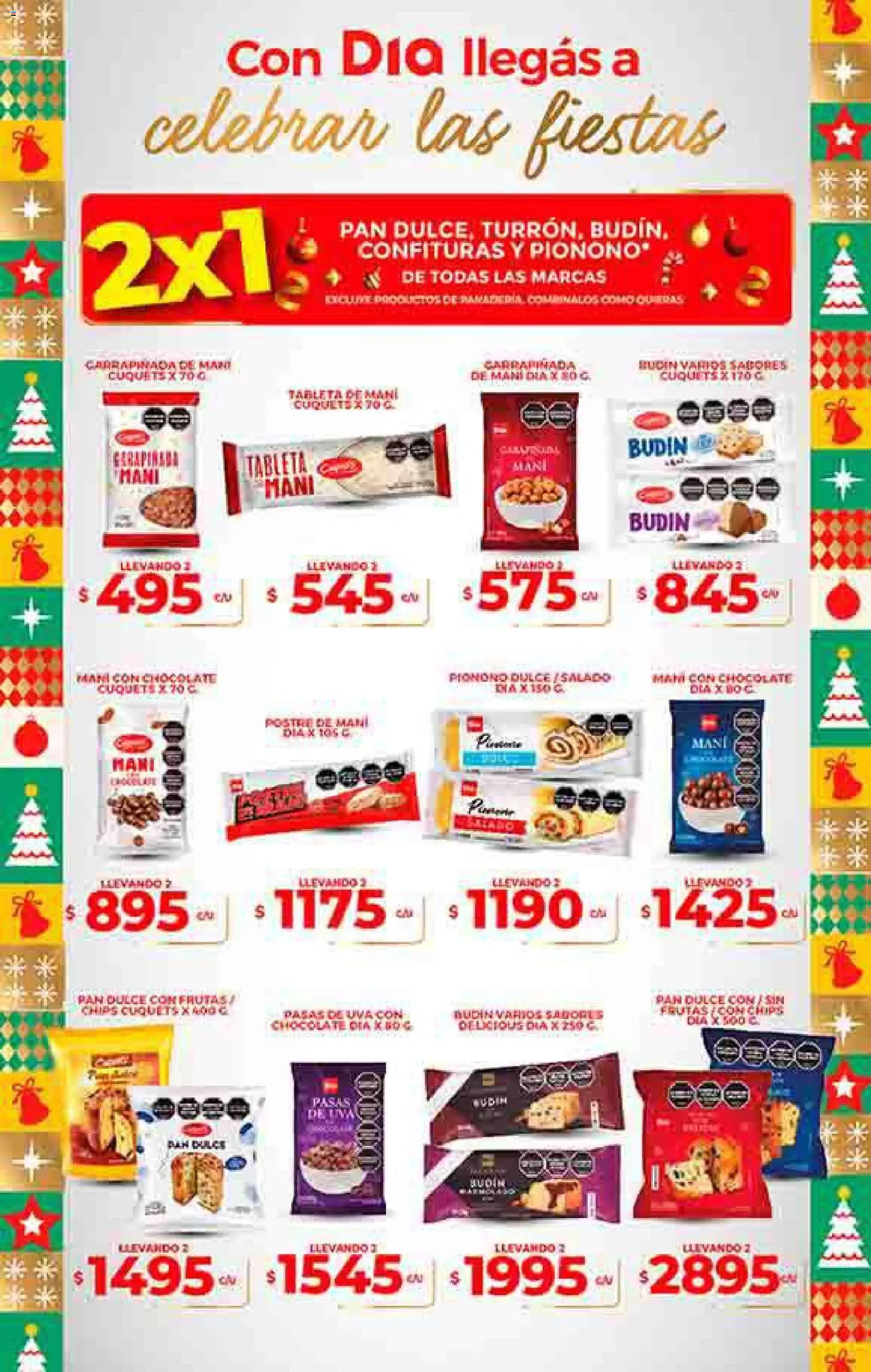 Dia - Ofertas - Todas las Tiendas │ válido desde el 03.12.2025 | Página: 1 | Productos: Tableta, Uva, Pan, Chocolate