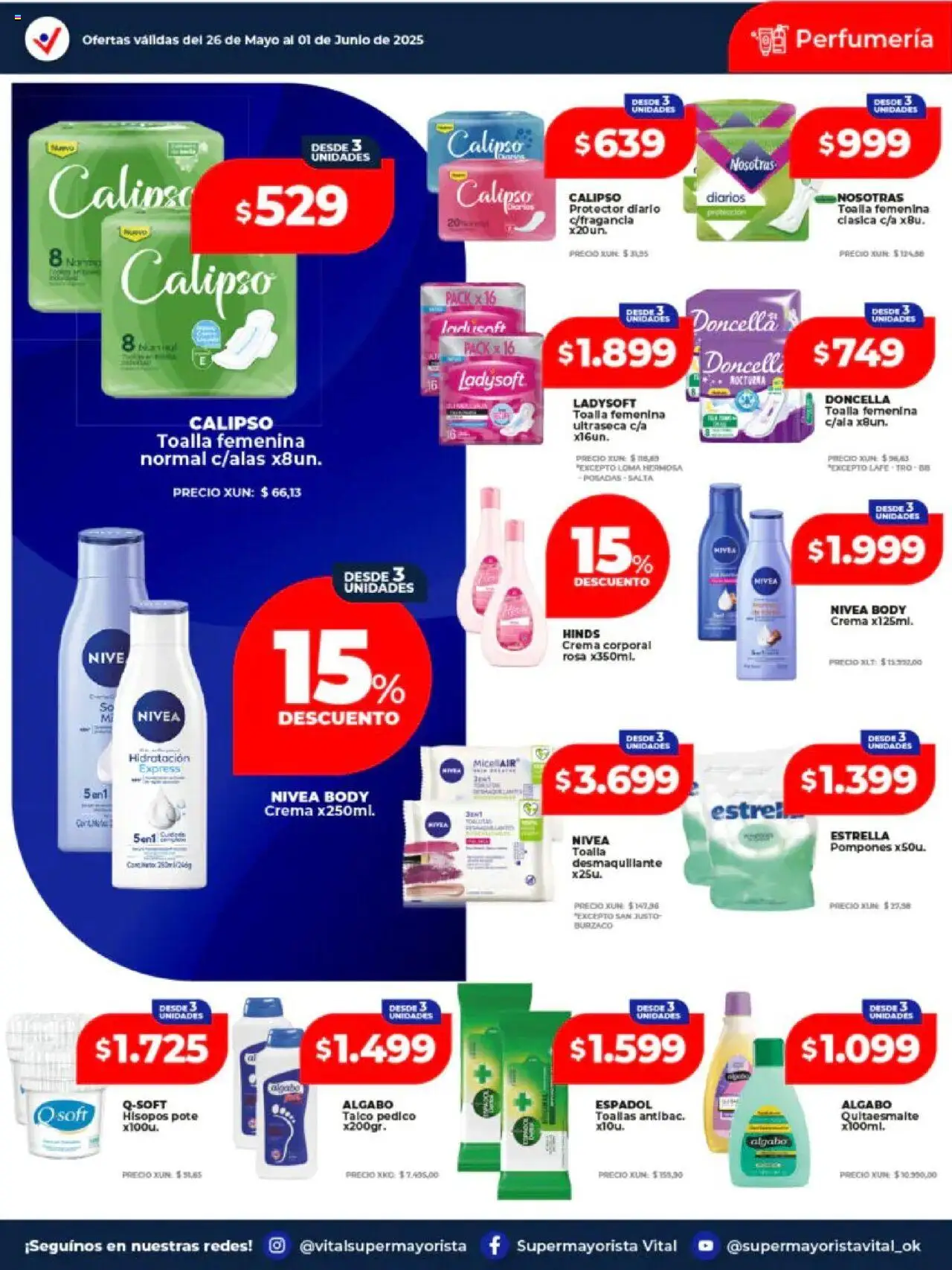 Vital ofertas │ válido desde el 26.05.2025 | Página: 5 | Productos: Toalla, Body, Toallas, Crema