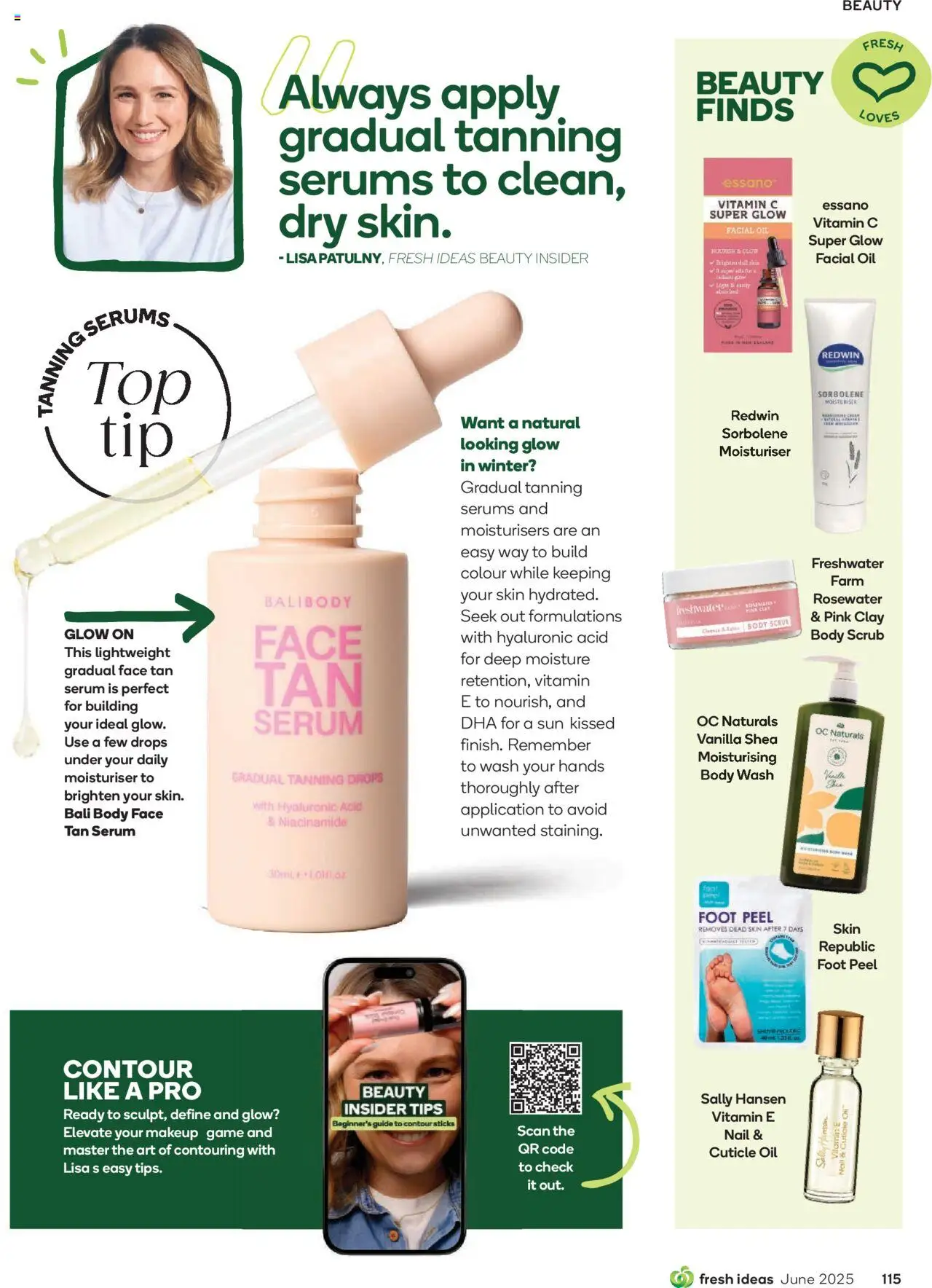 Woolworths catalogue - valid from 01.06.2025 | Page: 115 | Products: Oil, Peel, Moisturiser, Contour