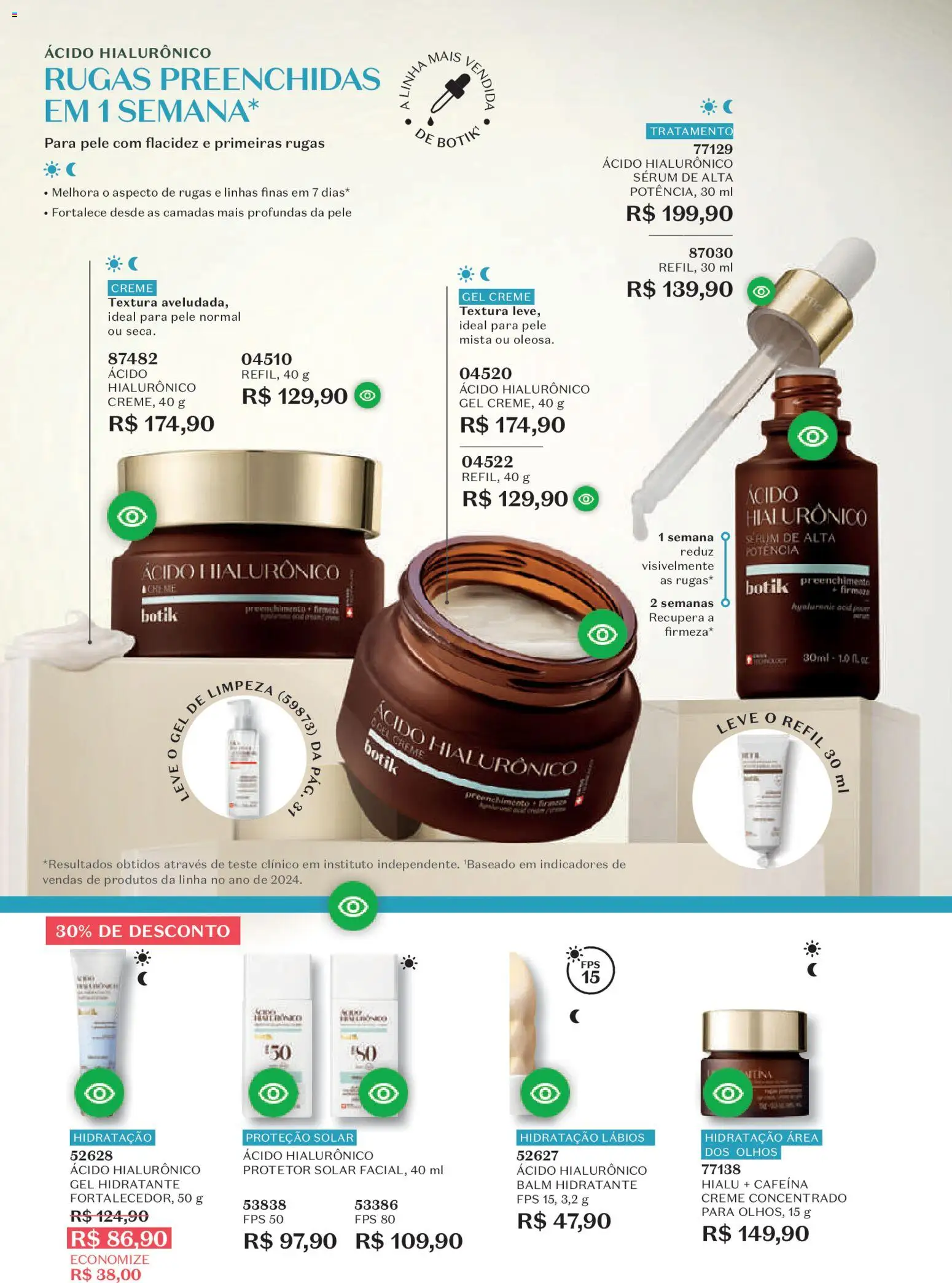 O Boticário Folheto - válido de 23.03.2026 | Página: 48 | Produtos: Protetor solar, Sérum, Creme