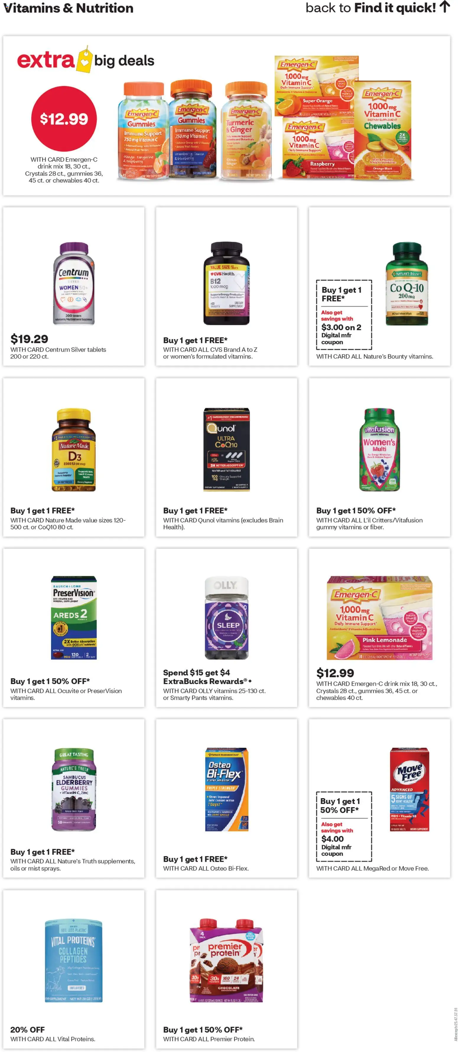 CVS Pharmacy Weekly Ad - AZ - valid from 01.02.2026 | Page: 8 | Products: Vitamin, Turmeric, Zinc, Ginger