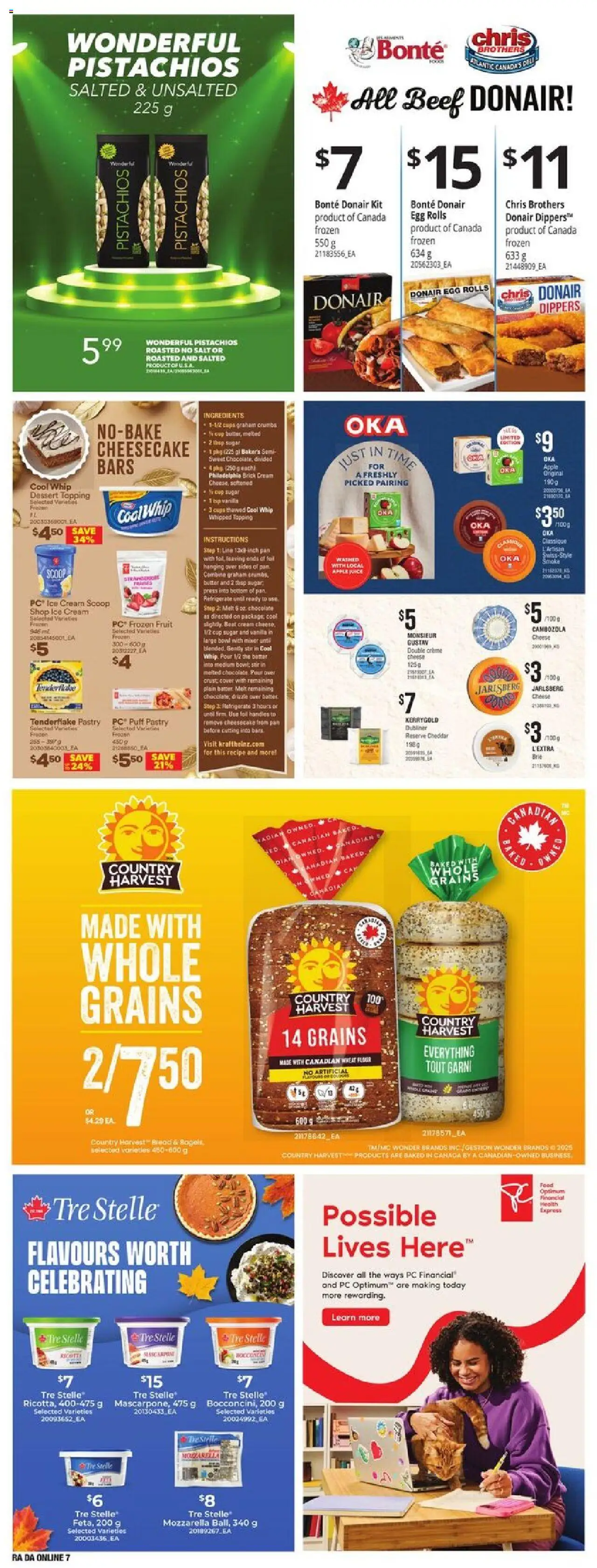 Atlantic Superstore flyer valid from 09.10.2025 | Page: 26 | Products: Beef, Cream, Cheese, Bread