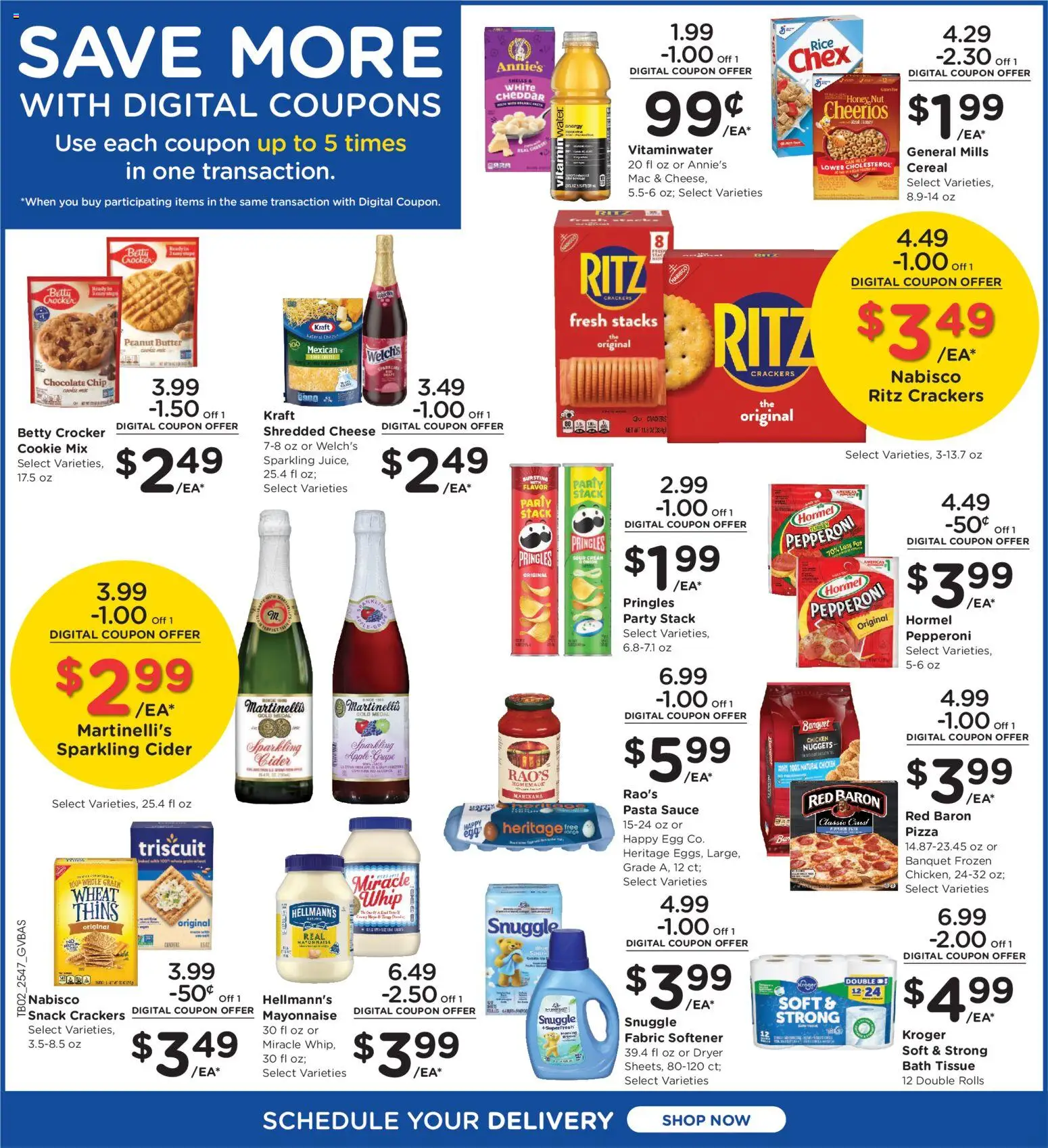 Kroger Ad - valid from 26.12.2025 | Page: 3 | Products: Cheese, Chocolate, Mayonnaise, Chocolate Chip