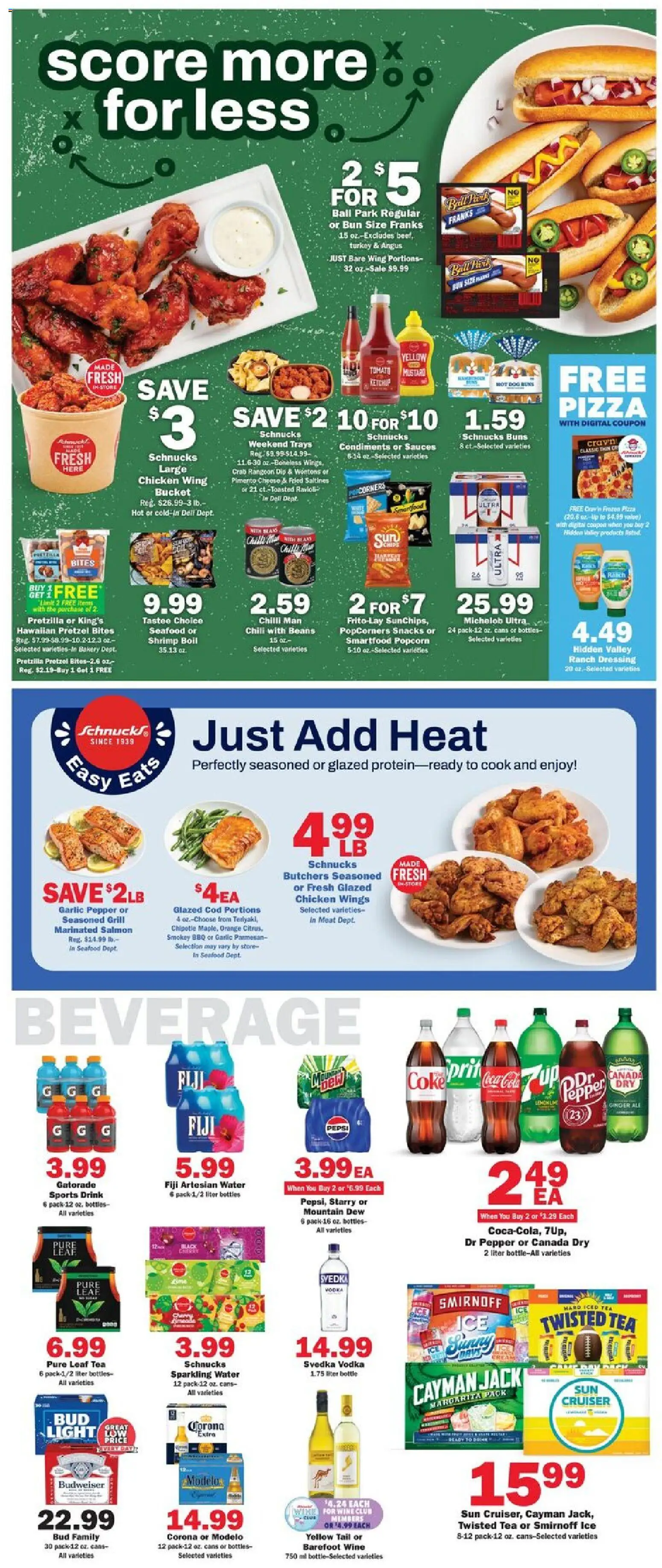 Schnucks Weekly Print Ad - MO - valid from 29.10.2025 | Page: 3 | Products: Bakery, Vodka, Water, Garlic